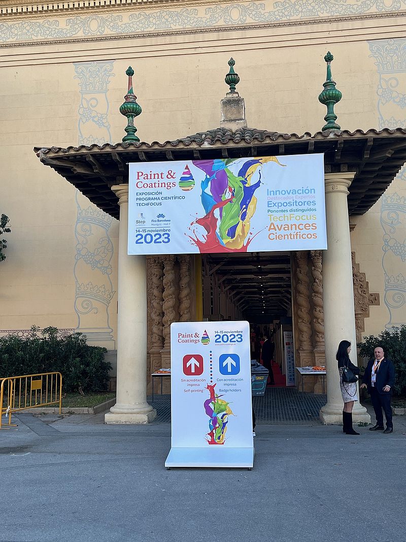 Paint Coatings Barcelona 2023 entrance