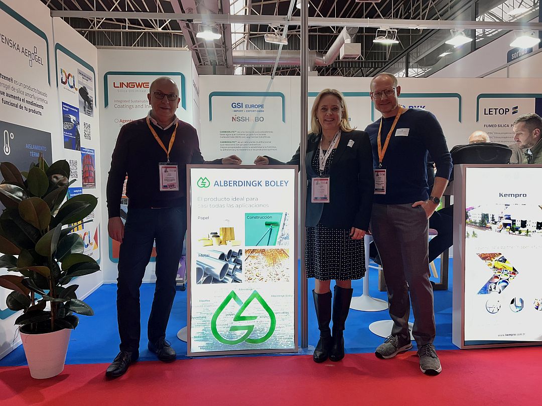 Alberdingk Boley auf der Paint & Coatings Barcelona